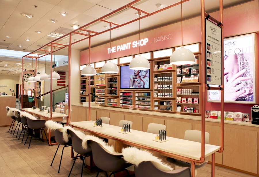 THE PAINT SHOP FOR NAILS INC. AT SELFRIDGES LONDON